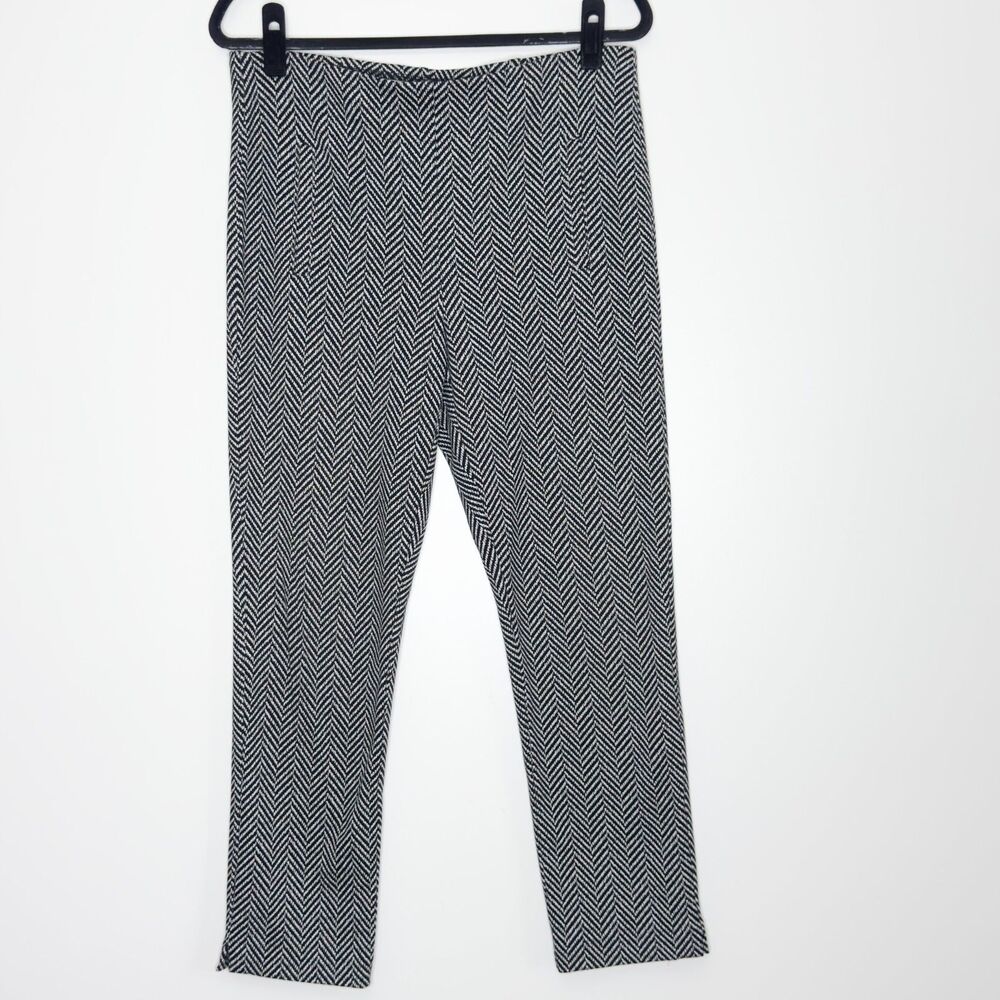 Chico's Juliet Herringbone Pull On Ankle Pants Women's Size Medium 8 (Chico's 1) - Picture 8 of 8